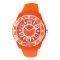 I O ANGEL ORANGE RUBBER STRAP