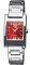 CASIO COLLECTION STAINLESS STEEL BRACELET RED...