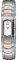 CASIO COLLECTION TWO-TONE STAINLESS STEEL BRA...