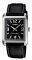 CASIO COLLECTION BLACK LEATHER STRAP BLACK DI...