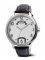 MOSCHINO �IME FOR ONESELF BLACK LEATHER STRAP