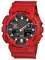 CASIO G-SCHOCK CHRONOGRAPH RED RUBBER STRAP G...