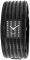 ESPRIT GALAXY CLARA BLACK STAINLESS STEEL BRACELET LADIES