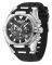 POLICE RAPTOR BLACK RUBBER STRAP