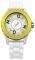Q����� MORGAN DE TOI WHITE RUBBER STRAP