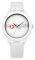 ����� MORGAN DE TOI WHITE LEATHER STRAP