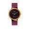 LACOSTE GOA BLACK AND PINK RUBBER STRAP