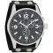   OOZOO TIMEPIECES BLACK LEATHER...