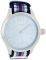   OOZOO XXL TIMEPIECES MULTICOLOR FABRIC STRAP B6604-A