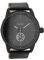   OOZOO TIMEPIECES XXL BLACK LEATHER STRAP C7824