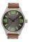   OOZOO TIMEPIECES XXL BROWN LEATHER STRAP C8464