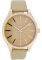   OOZOO TIMEPIECES ROSE GOLD BEIGE LEATHER STRAP C8366
