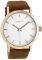   OOZOO TIMEPIECES XL ROSE GOLD BROWN LEATHER STRAP C8271