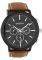   OOZOO TIMEPIECES XXL BROWN LEATHER STRAP C8238