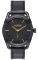   NIXON A459-010 C39 LEATHER BLACK GOLD