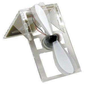 SOLAR TECHNOLOGY PERSPEX DESK FAN