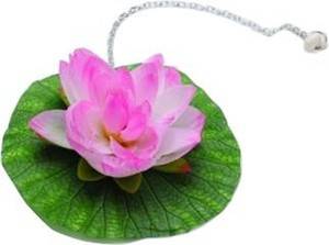 LOTUS LEAF FLOATING BATH PLUG WHITE