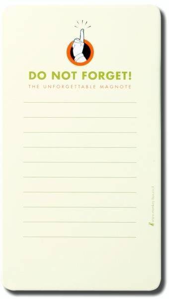 MAGNOTE DRY WIPE MAGNETIC PAD - DO NOT MAGNOTE DRY WIPE MAGNETIC PAD - DO NOT