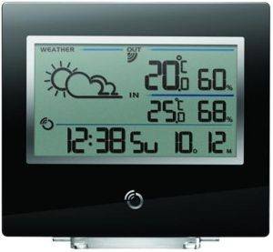 OREGON BAR800 ULTRA THIN WEATHER STATION BLACK