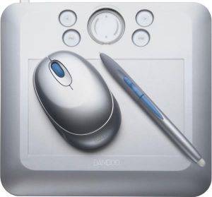 WACOM BAMBOO FUN SMALL SILVER + MOUSE