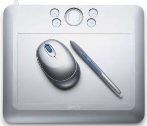 WACOM BAMBOO FUN MEDIUM TABLET SILVER