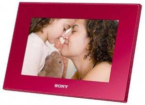 SONY DPF-D72R 7\'\' PHOTO FRAME RED