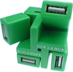 USB HUB COMPACT GREEN