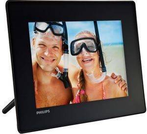 PHILIPS SPF4008 8\'\' DIGITAL PHOTOFRAME BLACK