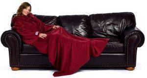 TRAVEL SLANKET RUBYWINE