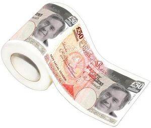 £50 MILLION TOILET PAPER £50 MILLION TOILET PAPER