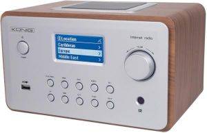 KONIG HAV-IR 22 INTERNET RADIO BROWN