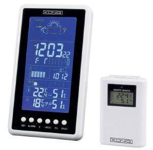 KONIG KN-WS 540 WIRELESS WEATHER STATION WITH SUNRISE/SUNSET TIME