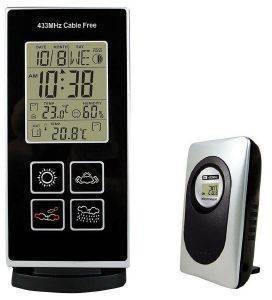 KONIG KN-WS 300 WIRELESS WEATHER STATION WITH LED ICONS KONIG KN-WS 300 WIRELESS WEATHER STATION WITH LED ICONS