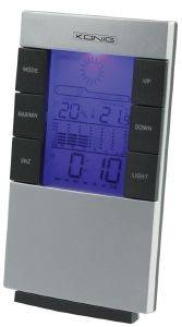 KONIG KN-WS 101 LCD WEATHER STATION WITH CLOCK