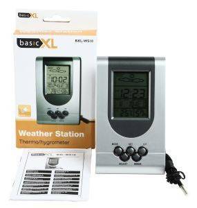 BASICXL BXL-WS 10 WEATHER STATION WITH THERMO HYGROMETER
