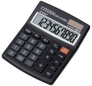 CITIZEN CITIZEN SDC-810BN SEMI DESKTOP CALCULATOR BLACK