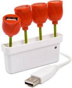 USB TULIP HUB 4-PORT USB2.0