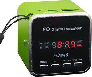 FQ MINI PORTABLE SPEAKER FQ46 GREEN FQ MINI PORTABLE SPEAKER FQ46 GREEN