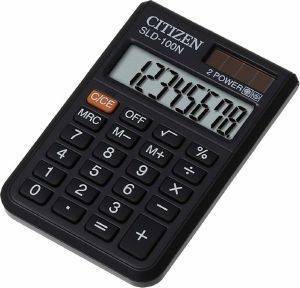 CITIZEN SLD-100N POCKET CALCULATOR BLACK