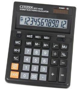 CITIZEN SDC-444S DESKTOP CALCULATOR BLACK