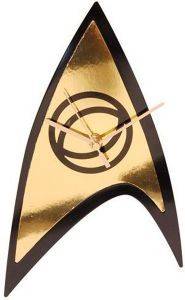 ZEON STAR TREK SCIENCE EMBLEM WALL CLOCK