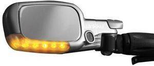 WIKI WINKKU BICYCLE LIGHTS MIRROR & INDICATORS LEFT HANDED SILVER