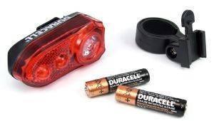 DURACELL BIK-B02RDU 3-LED RED BIKE LIGHT