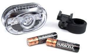 DURACELL BIK-F03WDU 5-LED BIKE LIGHT WATER RESISTANT