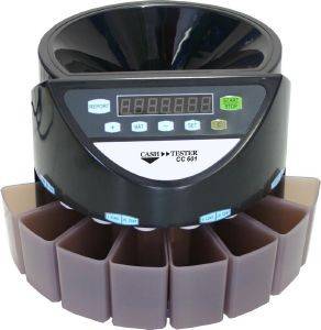 CASH TESTER CC 601 ELECTRONIC COIN SORTER