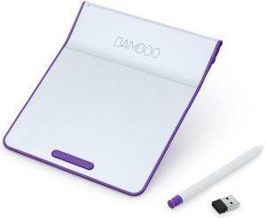WACOM BAMBOO PAD WIRELESS CTH300U WHITE/PURPLE WACOM BAMBOO PAD WIRELESS CTH300U WHITE/PURPLE