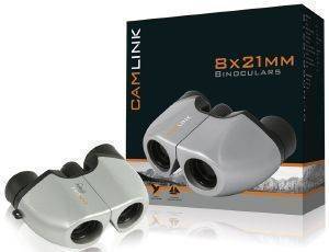 CAMLINK CL-HOBBY821 8X21MM BINOCULAR SILVER