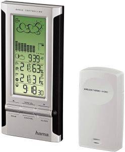 HAMA 104932 EWS-380 ELECTRONIC WEATHER STATION BLACK/SILVER