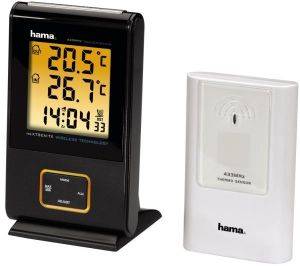 HAMA 106961 EWS-185 ELECTRONIC WEATHER STATION BLACK