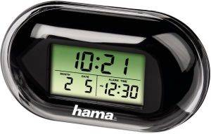 HAMA 104914 HAMA FASHION MINI TRAVELLING ALARM CLOCK BLACK